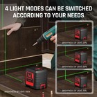 Self-leveling Laser Level  100ft Green Cross Line Rotary Laser Tool - 4 Brigh   