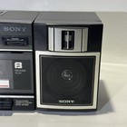 Vintage Sony Cfs-w360 Fm am Stereo Dual Cassette Boombox Tested  read Descriptio