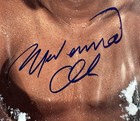 Muhammad Ali Signed Photo 8x10 Mag Page Boxing Vintage Auto Damage Psa dna 3