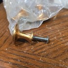 3 - Small Authentic Mid Century Modern Mcm Brass Drawer Knob Pull 1  Diameter