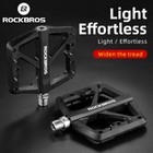 Rockbros Bike Pedals Mtb Lightweight Nylon Composite 9 16  Du Bearing Pedals