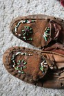 Antique  Native American Moccasins   Doll
