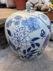 Melon Jar  blue-celadon Traditional Design  soft Colors