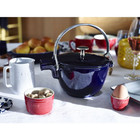 Staub Cast Iron 1 2 Qt  Round  Tea Kettle Full Color   New  