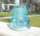 Nice Light Aqua Cd 169 Whitall Tatum Glass Insulator