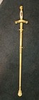 Masonic Knights Templar Ceremonial Sword   Scabbard 36  The Molilley   Co Vgt 