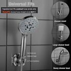 Hand Held Shower Head Holder - 5 Angles Adjustable - Slide To Fit - Chrome