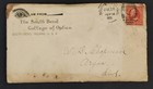 1900 Antique South Bend College Of Optics Chapman Orgon Ind Letters Env Lot