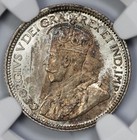 1918 Canada Silver 10 Cent Ngc Ms 63