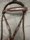 Mac Pherson Headstall W sterling Silver Conchos Buckles Vintage Bridle