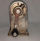 Vintage Red clear Dexter Six Hole Pencil Sharpener Chicago Usa