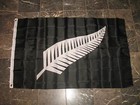 3x5 The Silver Fern Of New Zealand Flag 3 x5  Banner Brass Grommets No Fade