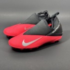 Nike Phantom Vsn 2 Academy Df Fg Men s 5 5 Eur 38 Soccer Shoes Red-black