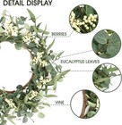 Pinkpum 20   Eucalyptus Wreath For Front Door  Porch  Window - Green Decor For H