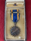 Early Ww2 Us Army Air Corps Air Medal Wrap Brooch Medal Cased Wwii