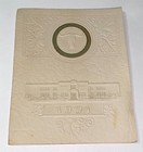 Rare Antique Vintage Western American Graduation Invitation Graham Texas C 1931 