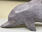 Dolphin Porpoise Marble Stone Sculpture Figural Grey 11  Heavy Ocean Sea