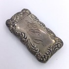 Match Safe Sterling Vintage  s763  