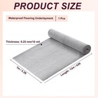 Waterproof Membrane 3 3ft X 135ft Polyethylene Membrane 441sq Ft  Grey