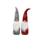 Gnome Snowflake Plush Figure Shelf Sitter  Set Of 2  15-inch Height  Christmas 