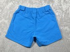 Aftco Nylon Fishing Shorts Men 34  waist Sits At 29     Blue Elastic Waist Pockets