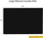 Thick Silicone Counter Mat Large Heat Resistant Mat For Kitchen 23 4by15 6 Inch 
