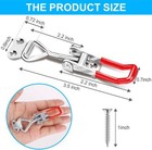 6 Toggle Clamp Latch Pull Side Mount Door Lock For Cabinet Tool Box Smoker Lid