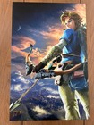 The Legend Of Zelda  Breath Of The Wild Link Double-sided Gamestop Poster - New