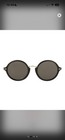 Gucci Round Sunglasses Black Frame Gray Tinted Lenses
