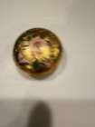 Vintage Chinese Cloisonn   Enamel Floral Round Trinket Pill Box 2 5 d