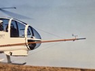 Bell Model 207 Sioux Scout N73927 Color In-flight Prototype 8x10 Photo Original