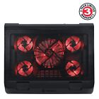 Laptop Cooling Pad 5 Quiet Fans Cooler Stand Dual Usb Ports For 11-17  Laptop