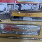 Bachmann Canyon Chief Ho Scale Electric Train Set Santa Fe F7 Diesel Nib 00740