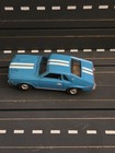 Aurora T-jet Ho Scale Slot Car Amx No  1414 Blue W white Stripes Great Wow