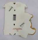 Vintage 1996 Cherished Teddies Light Switch Plate Cover Baby Nursery Teddy Bear