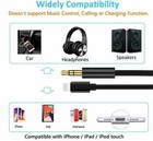  Lot Iphone 7 8 X Xr 11 12 13 Pro Max 8 Pin To 3 5mm Aux Audio Car Adapter Cord