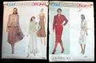 8 Vintage Vogue Patterns Lot Calvin Klein Versace Renata Uncut 36b Sz 14