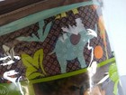 Infantino Shopping Cart highchair Cover Brown animals zoo 2-in-1 Compact Travel 