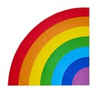 Rainbow Area Rug For Kids Classroom  Home Learning Washable Kids Rug Non-slip   