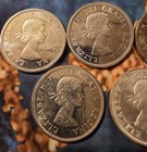 Canadian Silver Dollars Lot Of  5  1964 Commemorative Proof Like  3  Oz Asw