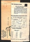 Vintage 1940s Flattering Dress Mail Order Sewing Pattern 1323 Bust 36 Uc Ff