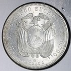 1944 Ecuador 5 Sucres Bu Ms Silver E315 Sweg
