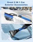 37   Snow Brush And Ice Scraper For Car Windshield Aluminum Extendable Snow Suv