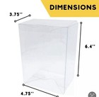  pack Of 5  Clear Plastic Protector Cases For Funko Pop 4  Vinyl Figures  5mm