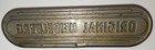 Original Heidelberg Nameplate From Vintage Printing Press