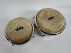 Cmc Bongo Drums Set Wood Shell Natural Finish Chrome Hardware