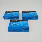 Sony Dvm60prl Mini Video Tape Lot Of 3 Tapes New Sealed