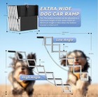 6 Step Foldable Dog Stairs Car Suv Truck 43  Non-slip Pet Ramp 230 Lb