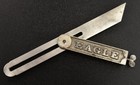 Vintage Eagle T-bevel Square 9  Blade  Kershaw Bros  Cleveland