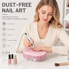 Nail Dust Collector Vacuum Cleaner High Suction Salon Art Fan Extractor Filter
